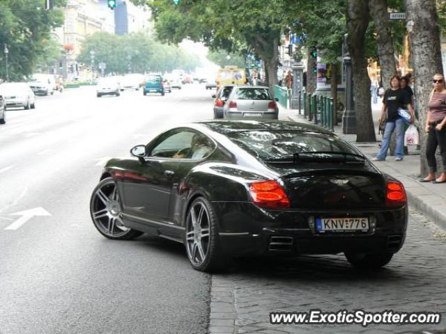 Bentley Continental spotted in Budapest, Hungary