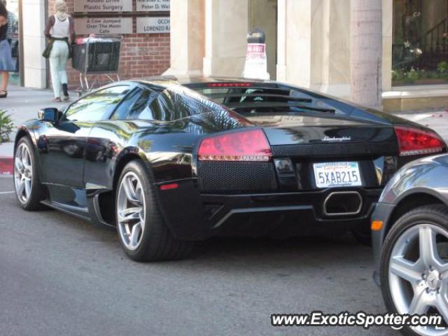 Lamborghini Murcielago spotted in Beverly Hills, California