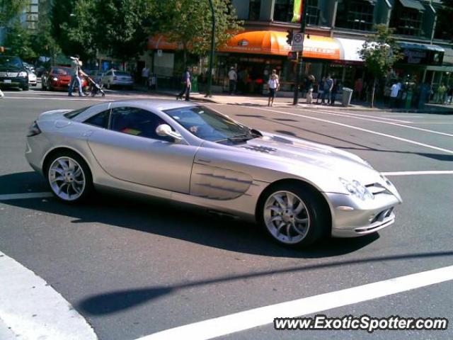 Mercedes SLR spotted in Vancouver, Canada