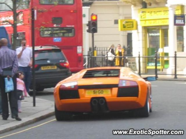 Lamborghini Murcielago spotted in London, United Kingdom