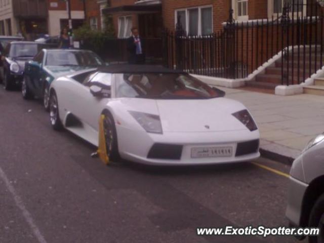 Lamborghini Murcielago spotted in London, United Kingdom