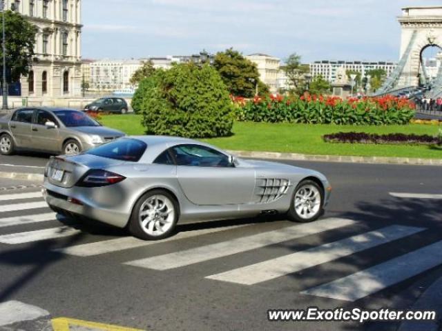 Mercedes SLR spotted in Budapest, Hungary