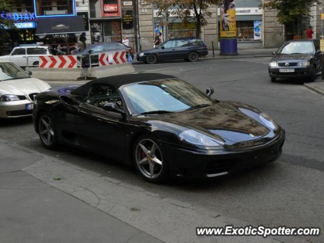 Ferrari 360 Modena spotted in Budapest, Hungary