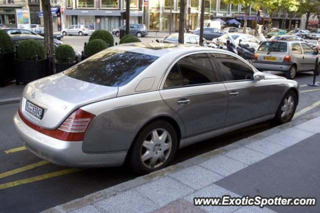 Mercedes Maybach spotted in Paris, France