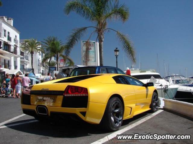 Lamborghini Murcielago spotted in Puerto Banús, Spain