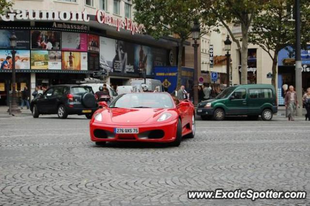 Ferrari F430 spotted in Paris, France