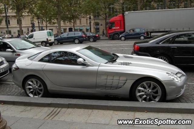 Mercedes SLR spotted in Paris, France