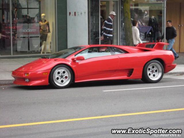 Lamborghini Diablo spotted in Vancouver, Canada