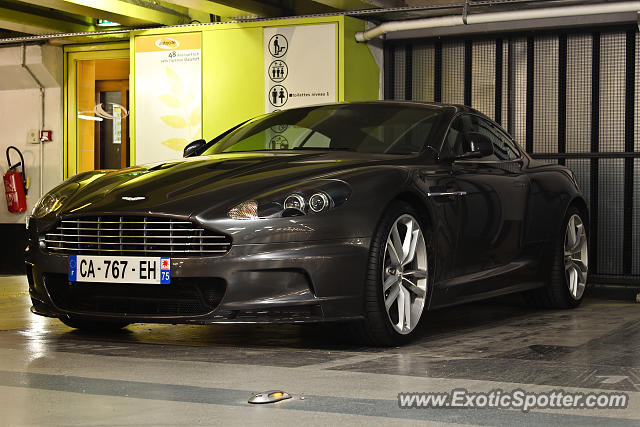 Aston Martin DBS spotted in Paris, France