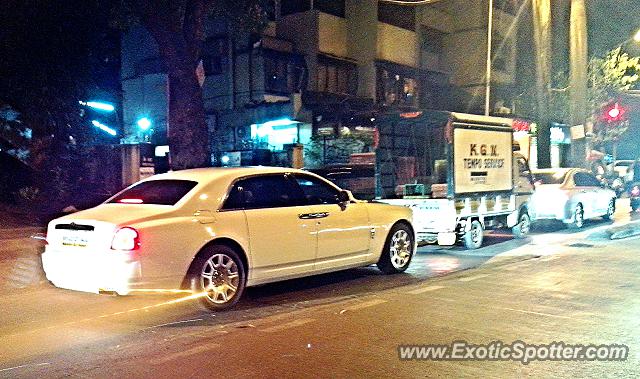 Rolls Royce Ghost spotted in Mumbai, India