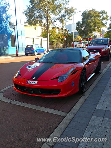 Ferrari 458 Italia spotted in Perth, Australia