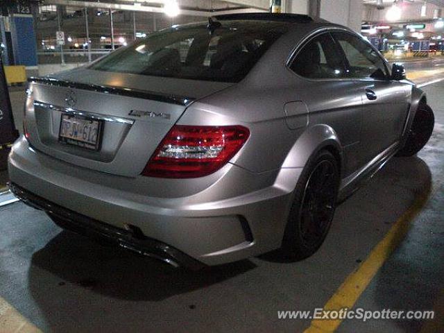 Mercedes C63 AMG Black Series spotted in Toronto, Canada