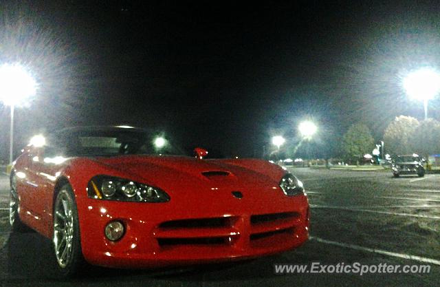 Dodge Viper spotted in Indianapolis, Indiana