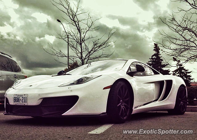 Mclaren MP4-12C spotted in Vaughn, Canada