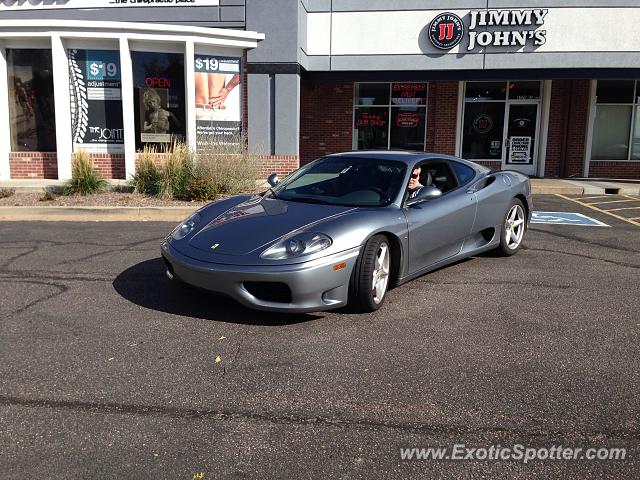 Ferrari 360 Modena spotted in Centennial, Colorado