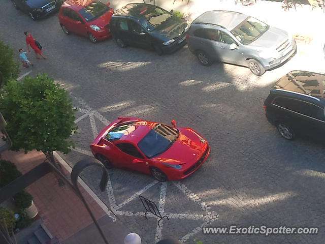 Ferrari 458 Italia spotted in Sofia, Bulgaria