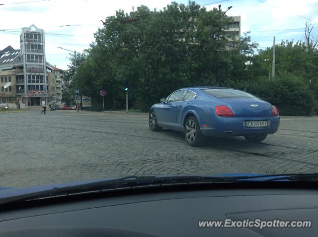 Bentley Continental spotted in Sofia, Bulgaria