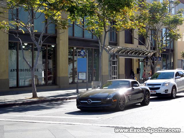 Mercedes SLS AMG spotted in Santa Monica, California