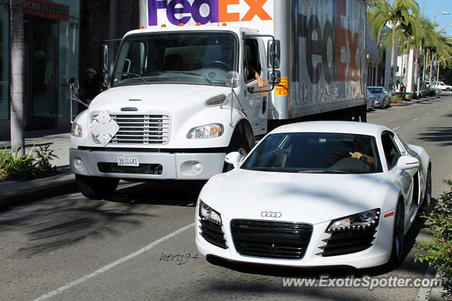 Audi R8 spotted in Beverly Hills, California