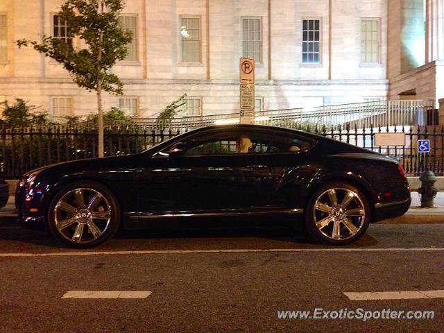 Bentley Continental spotted in Washington, DC, Maryland