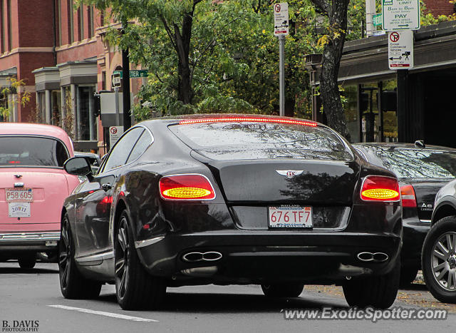 Bentley Continental spotted in Boston, Massachusetts