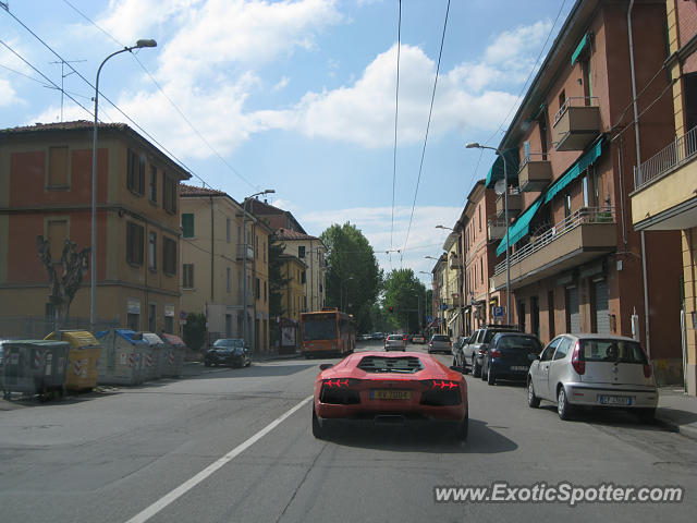 Lamborghini Aventador spotted in Bologna, Italy