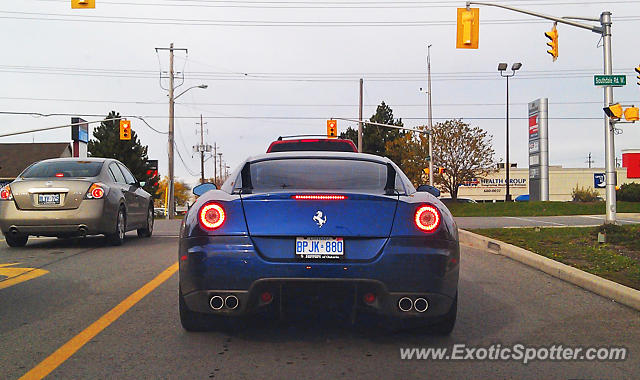 Ferrari 599GTB spotted in London, Ontario, Canada