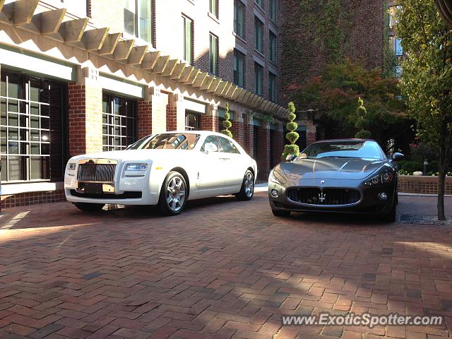 Maserati GranCabrio spotted in Georgetown, Virginia