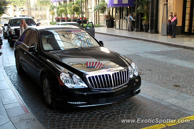 Mercedes Maybach spotted in Beverly Hills, California