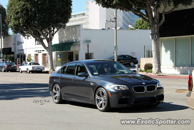 BMW M5 spotted in Beverly Hills, California