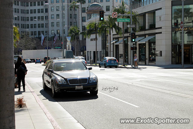 Mercedes Maybach spotted in Beverly Hills, California