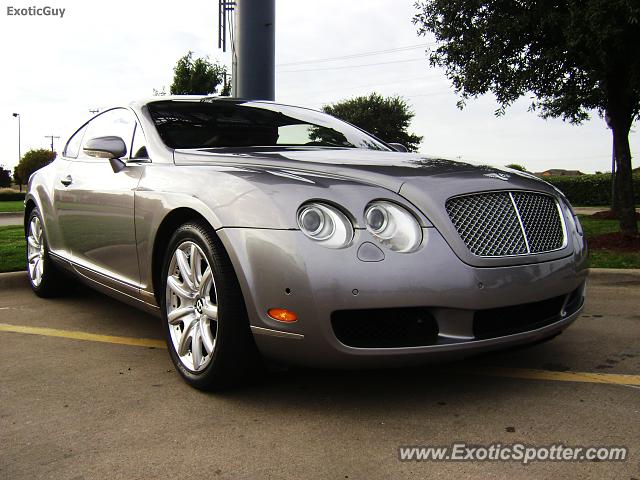 Bentley Continental spotted in Dallas, Texas