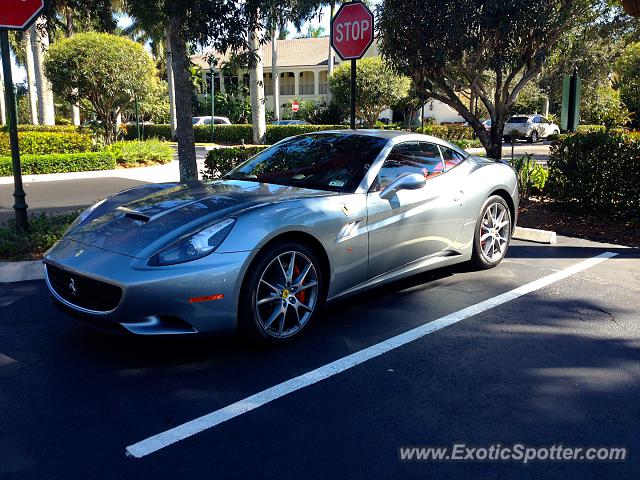 Ferrari California spotted in Boca Raton, Florida