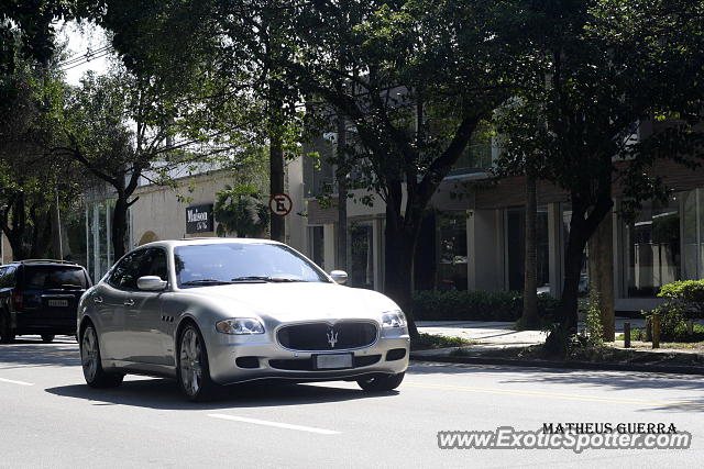 Maserati Quattroporte spotted in São Paulo, Brazil