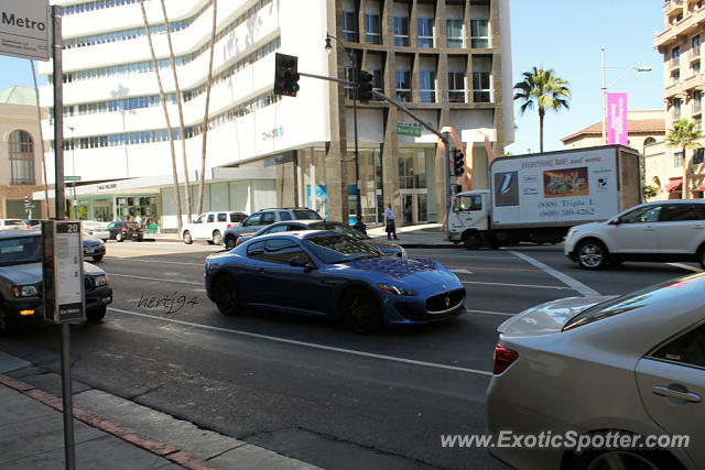 Maserati GranTurismo spotted in Beverly Hills, California