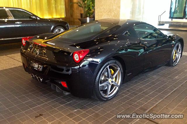 Ferrari 458 Italia spotted in Melbourne, Australia