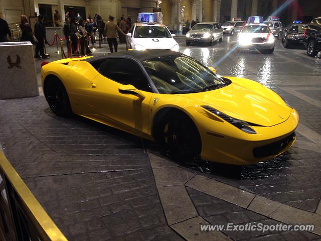 Ferrari 458 Italia spotted in Las Vegas, Nevada