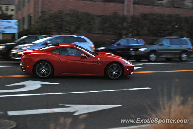 Ferrari California spotted in Greenwich, Connecticut