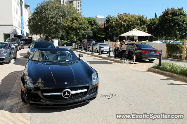 Mercedes SLS AMG spotted in Beverly Hills, California