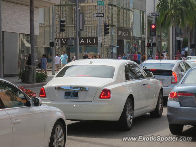 Rolls Royce Ghost spotted in Beverly Hills, California