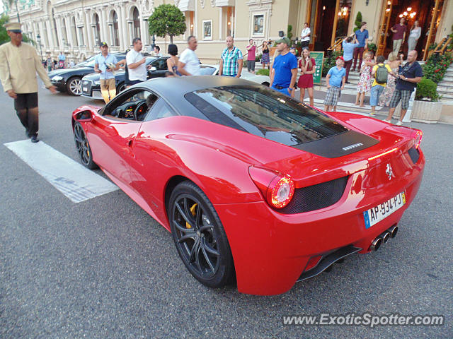 Ferrari 458 Italia spotted in Monaco, Monaco