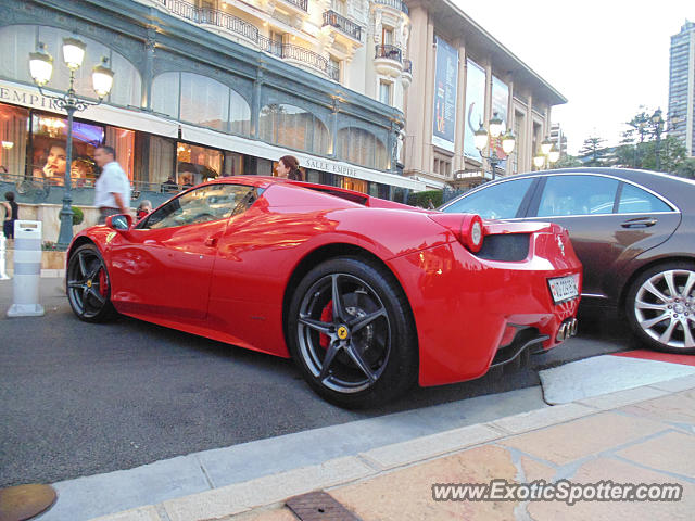 Ferrari 458 Italia spotted in Monaco, Monaco