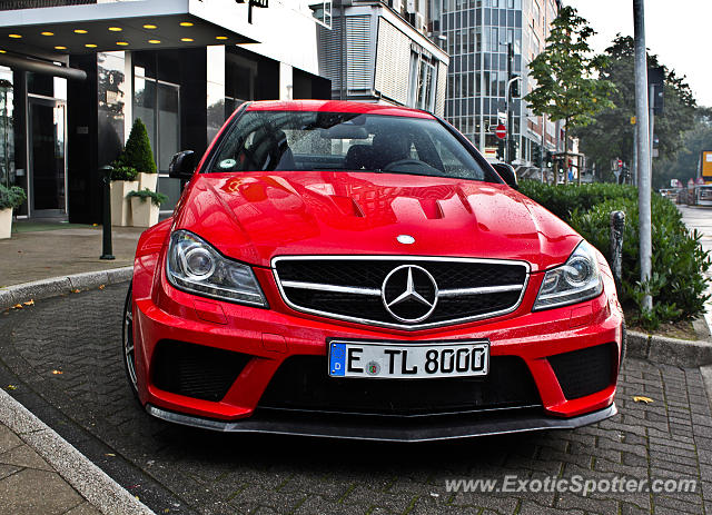 Mercedes C63 AMG Black Series spotted in Düsseldorf, Germany