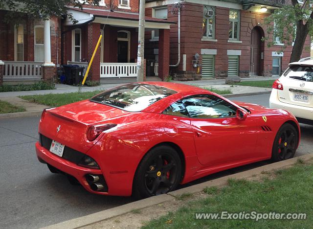 Ferrari California spotted in Toronto, Canada