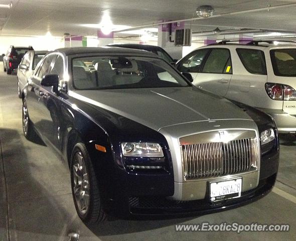 Rolls Royce Ghost spotted in Toronto, Canada