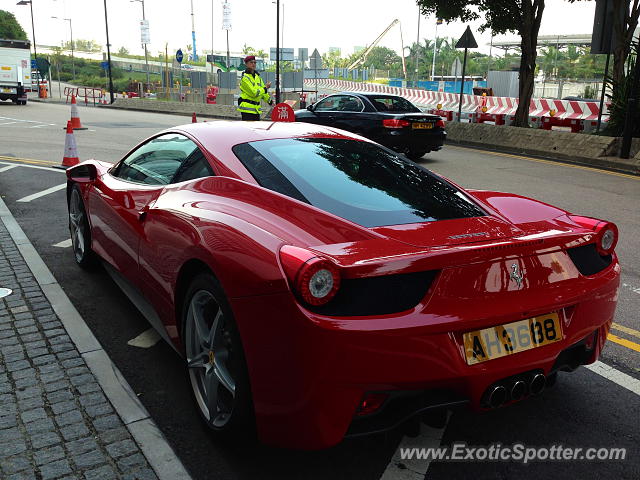 Ferrari 458 Italia spotted in Hong Kong, China