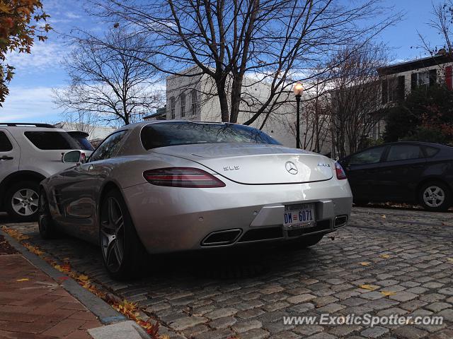 Mercedes SLS AMG spotted in Georgetown, Virginia