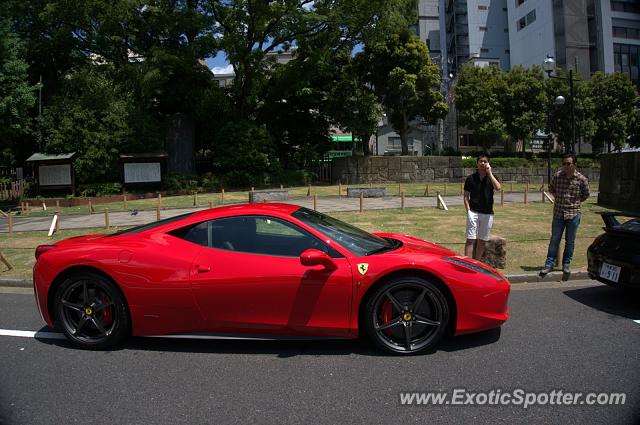 Ferrari 458 Italia spotted in Tokyo, Japan