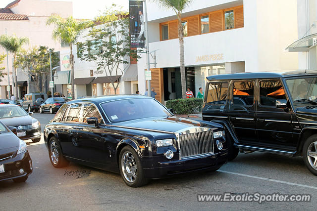 Rolls Royce Phantom spotted in Beverly Hills, California