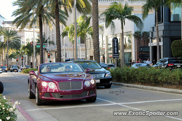 Bentley Continental spotted in Beverly Hills, California